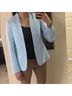 Club Monaco Blue Blazer Size 2 - photo 3