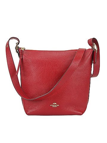 Coach Coach Shoulder Bag C2818 Leather Red 2-Way Crossbody for Women COACH (view 1)