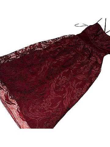 M.S.S.P. garnet velvet dress Cocktail Dress (view 2)