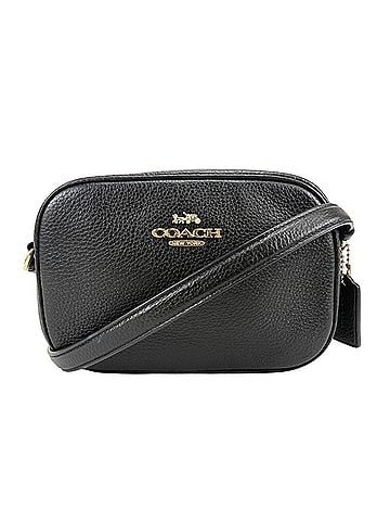 Coach Coach Shoulder Bag Camera CA069 Leather Black Gold Hardware Crossbody Pouch Jamie Women's COACH (view 1)