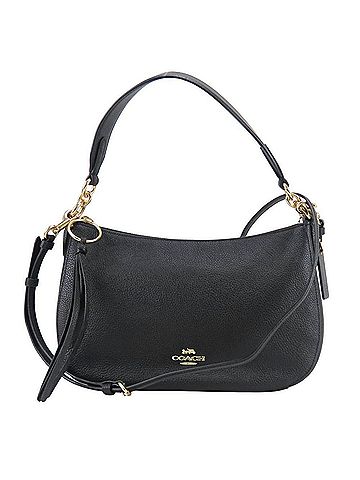 Coach Coach Shoulder Bag 52548 Leather Black Gold Hardware 2-Way Crossbody One-Shoulder for Women COACH (view 2)