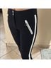 Bogner Black White Active Pants Size 4 - photo 4