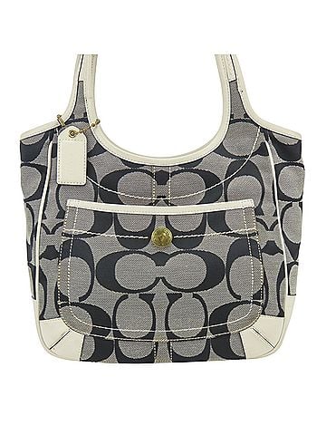 Coach Coach Tote Bag 10766 Signature Canvas Leather Grey White Women's COACH (view 1)