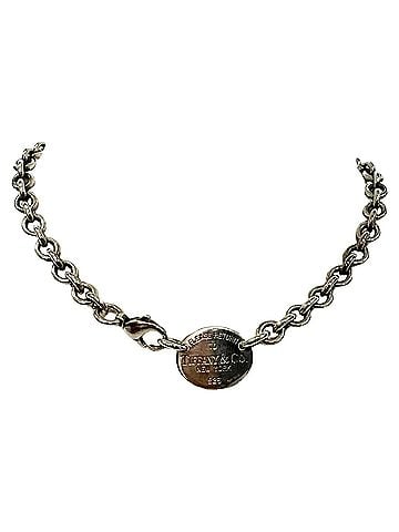 Tiffany & Co. Tiffany &amp; Co. Return to Tiffany Oval Tag Necklace in Sterling Silver (view 1)