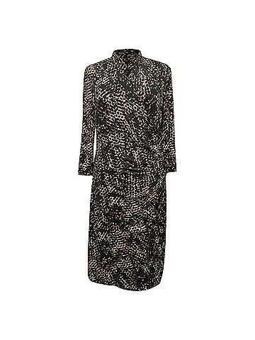 Max Mara Max Mara Printed Midi Dress in Multicolor Viscose (view 1)