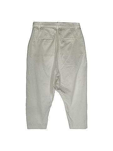 The Row The Row Mid Length Shorts in White Cotton (view 2)