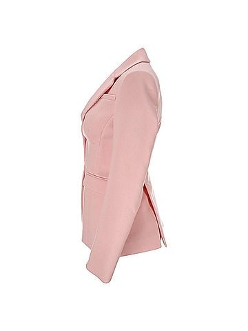 Altuzarra Altuzarra Single-Breasted Blazer in Pink Virgin Wool (view 1)