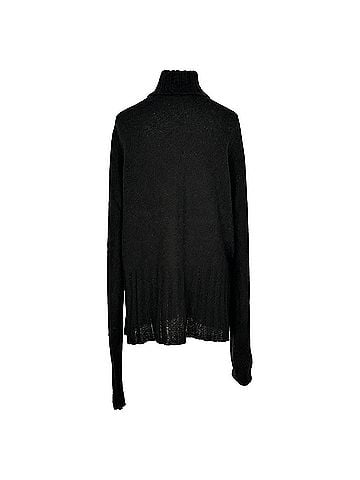 Ann Demeulemeester Ann Demeulemeester Turtleneck Sweater in Black Wool (view 1)
