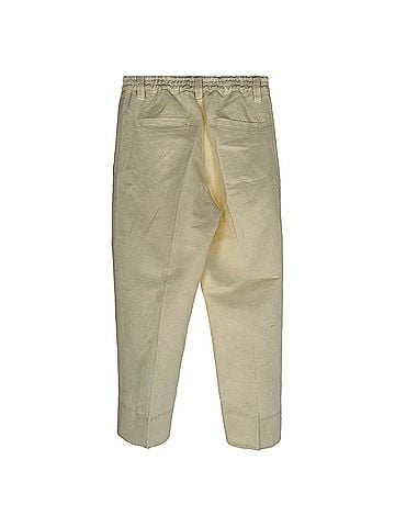 Loro Piana Loro Piana Capri Pants in Ivory Linen (view 1)
