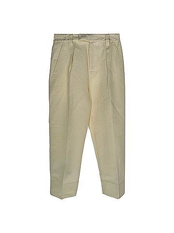 Loro Piana Loro Piana Capri Pants in Ivory Linen (view 2)