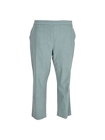 Theory Theory Pants in Light Blue Linen (view 1)