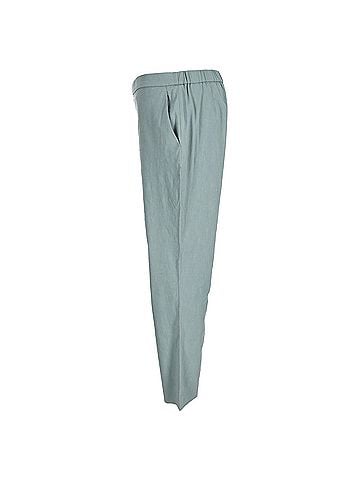 Theory Theory Pants in Light Blue Linen (view 2)