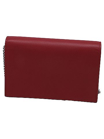 Saint Laurent Saint Laurent Small Kate Tassel Shoulder Bag in Red Leather (view 2)