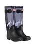 Hunter Black Blue Multi Color Boots Size 7 - photo 2