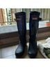 Hunter Black Blue Multi Color Boots Size 7 - photo 3
