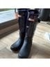Hunter Black Blue Multi Color Boots Size 7 - photo 9