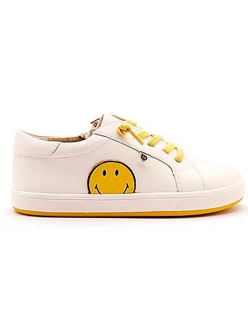 Old Soles Toddler's Smiley Jumpa Casual Sneaker in Snow (view 1)