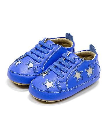 Old Soles Toddler's Starey Bambini Comfort Shoes in Neon Blue (view 2)