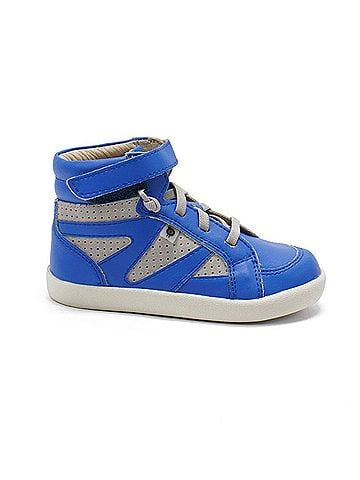 Old Soles Toddler's New Leader Fashion Sneakers in Neon Blue (view 1)