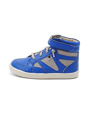 Old Soles Toddler's New Leader Fashion Sneakers in Neon Blue (view 2)