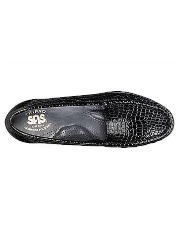 SAS Women's Simplify Shoes in Black Croc (view 2)