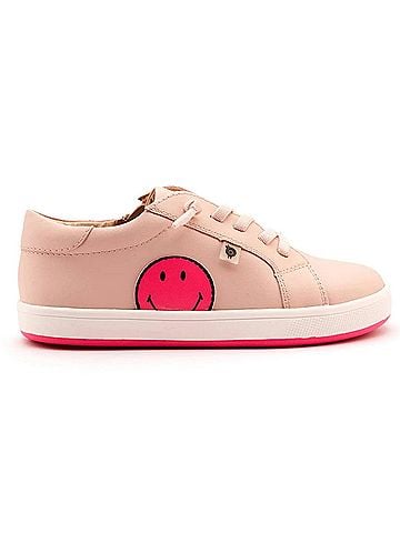 Old Soles Girl's Smiley Jumpa Casual Sneaker in Nacardo Dalia (view 1)