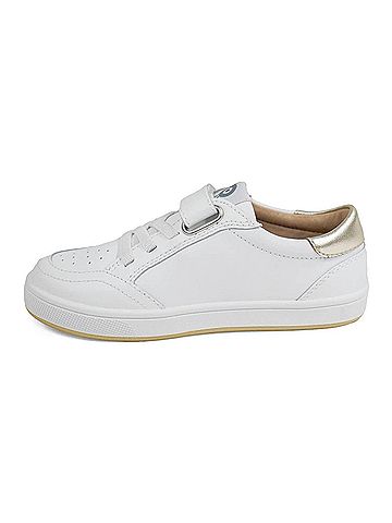 Old Soles Girl's Razzle Runner Casual Shoes in Snow Gold (view 2)