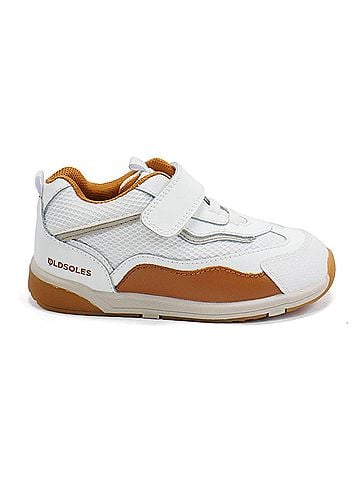 Old Soles Girl's Soda Casual Sneaker in Snow (view 1)