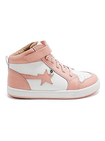 Old Soles Toddler's Team Star High Top Lace-Up Sneakers in Snow (view 1)