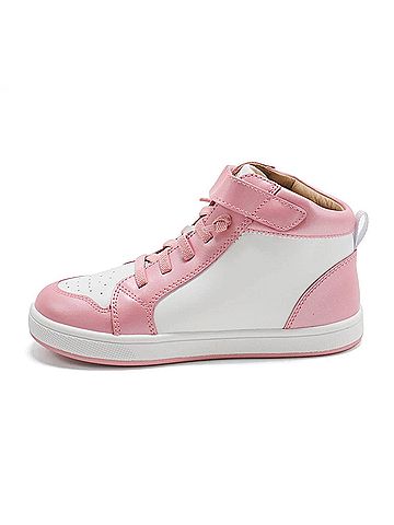 Old Soles Toddler's Team Star High Top Lace-Up Sneakers in Snow (view 2)
