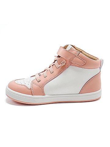 Old Soles Toddler's Team Star High Top Lace-Up Sneakers in Snow (view 2)
