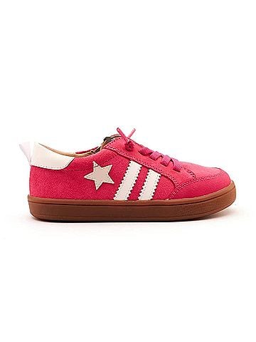 Old Soles Toddler's Wos Runner Casual Sneaker in Hot Pink (view 1)