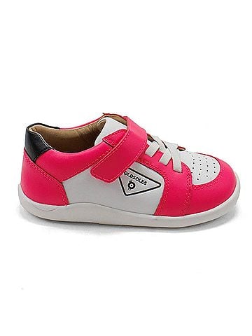 Old Soles Toddler's Fit Ground Leather Sneakers in Snow (view 1)