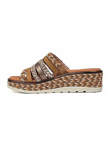 Jambu Women's Dahlia Sandal in Tan Multi (view 2)