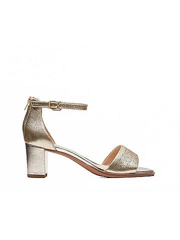 Clarks Women's Kaylin 60 2 Part Heeled Sandals in Champagne (view 1)