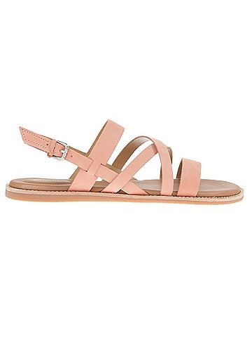 Clarks Women's Karsea Sun Sandal in Light Coral (view 1)
