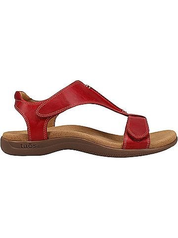 Taos Women's The Show Sandal in Red (view 1)