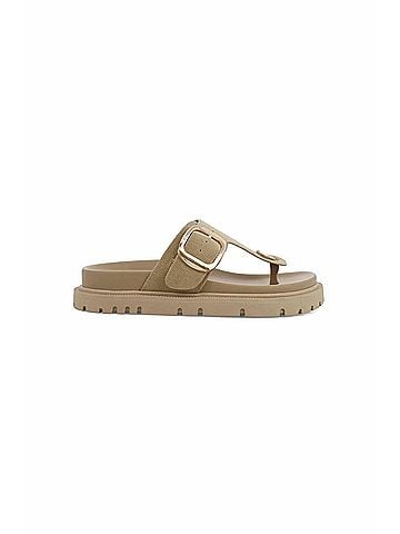 Mia Women's Geri Sandal in Khaki (view 1)