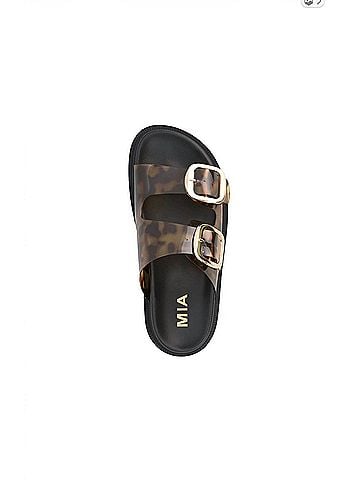 Mia Women's Gen Flat Sandal in Tortoise (view 2)
