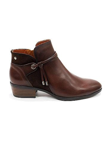 Pikolinos Women's Daroca Tassel Ankle Bootie in Caoba (view 1)