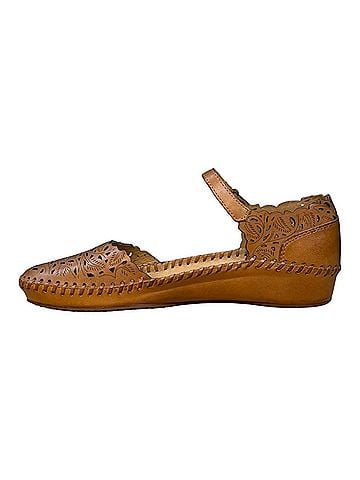 Pikolinos Women's Puerto Vallarta Mary Janes Shoe in Brandy (view 2)