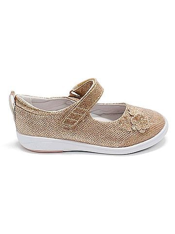 Stride Rite Girl's Holly-Adapt Mary-Jane Flats in Rose Gold (view 1)