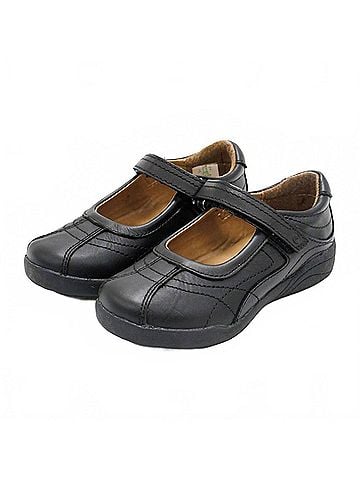 Stride Rite Toddler's Claire Extra Wide Mary-Jane Flats 11 Mo in Black (view 2)