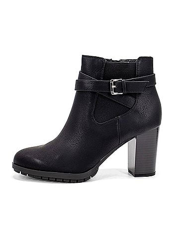Style&Co Women's Laleen Ankle Boot in Black (view 2)