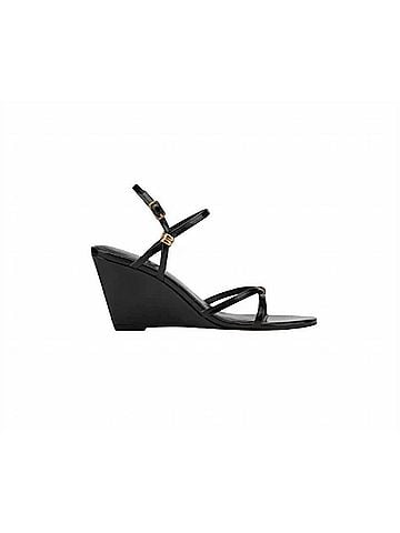 Marc Fisher Women's Faithy Slingback Wedge Sandal in Black (view 1)