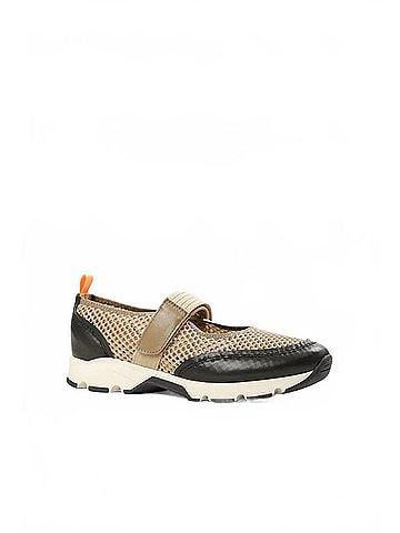 All Black Women's Mj Mesh Sneaker in Taupe (view 1)