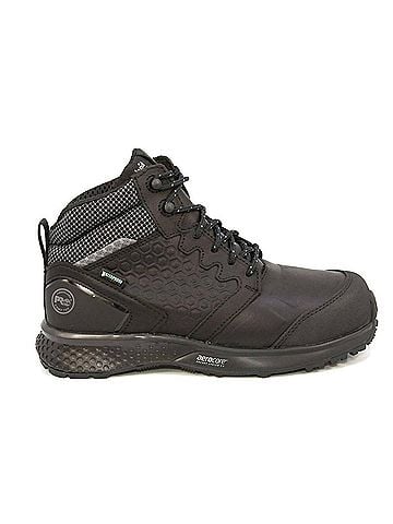 Timberland Women's Reaxion Mid Composite Safety Toe Boots in Black (view 1)