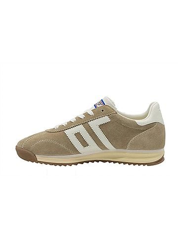 Back 70 Women's Runner Suede Sneakers in Tan (view 2)