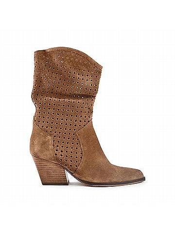 Seychelles Women's Diva Suede Boot in Tan (view 1)
