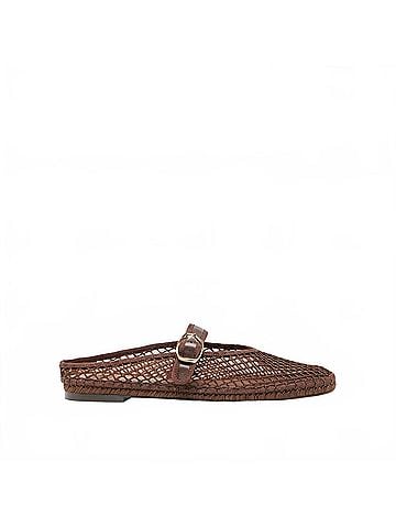 Dolce Vita Women's Milie Woven Flats in Chocolate (view 1)